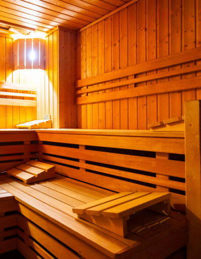 Sauna sucha w strefie SPA Hotelu Jurajski Kryształ